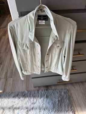 St. John Soft Sage Green Jacket